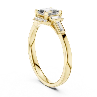 18K Gold Diamond Pavé Ring – 0.78 ct (00001L-1-)