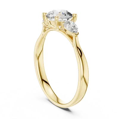 18K Gold Diamond Cluster Ring – 1.5 ct (00001L-17-)