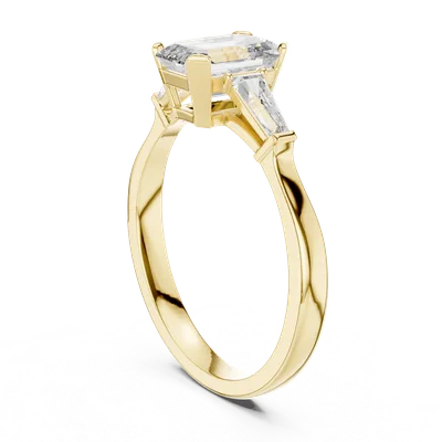 18K Gold Emerald Diamond Cluster Ring – 1.39 ct (00001L-29-)