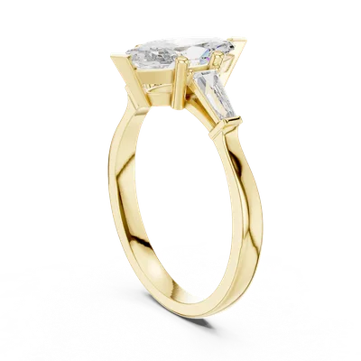 18K Gold Marquise Diamond Cluster Ring – 1.47 ct (00001L-31-)