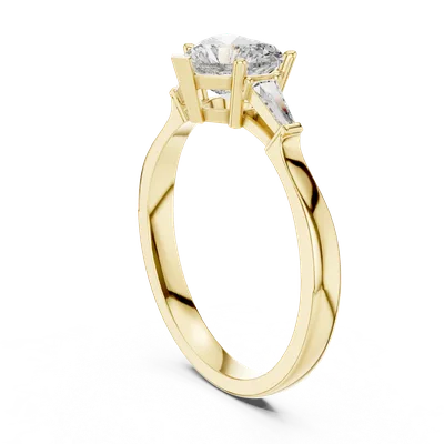 18K Gold Diamond Cluster Ring – 1.15 ct (00001L-34-)