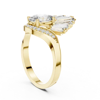 18K Gold Diamond Pavé Ring – 3.145 ct (00001L-41-)