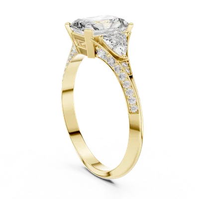 18K Gold Diamond Pavé Ring – 1.723 ct (00001L-46-)