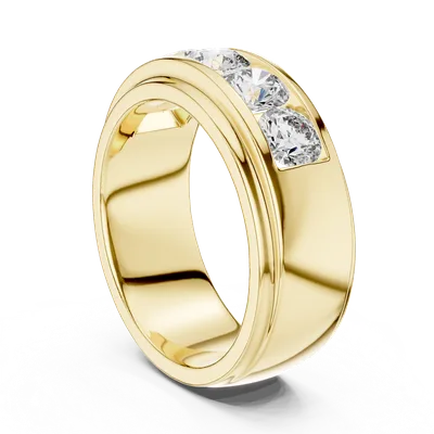 18K Gold Round Diamond Cluster Ring – 1.75 ct (1176)
