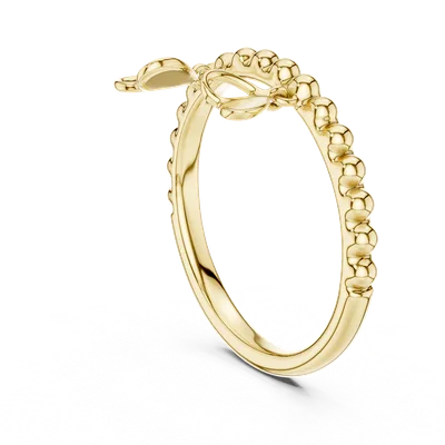 18K Gold Round Diamond Cluster Ring – 0.015 ct (12-10055-L)