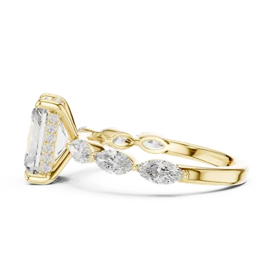 18K Gold Diamond Pavé Ring – 3.7 ct (9-10006L-02)