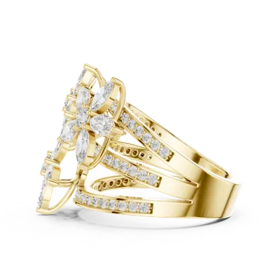 18K Gold Diamond Pavé Ring – 2.199 ct (9-10011L-26)
