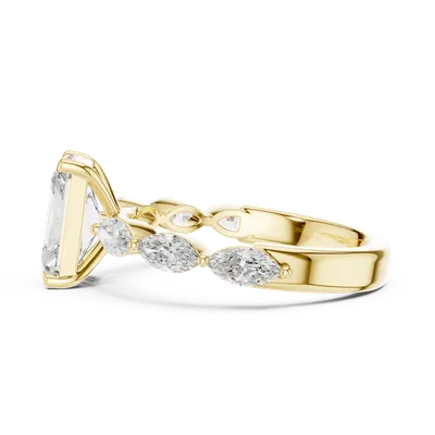 18K Gold Diamond Cluster Ring – 2.6 ct (9-10040L-SS10)