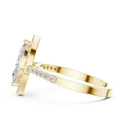 18K Gold Diamond Ring (ALR-100)
