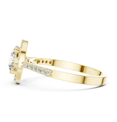 18K Gold Diamond Ring (ALR-113)