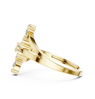 18K Gold Diamond Ring (ALR-162)