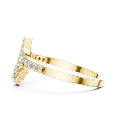 18K Gold Diamond Ring (ALR-164)