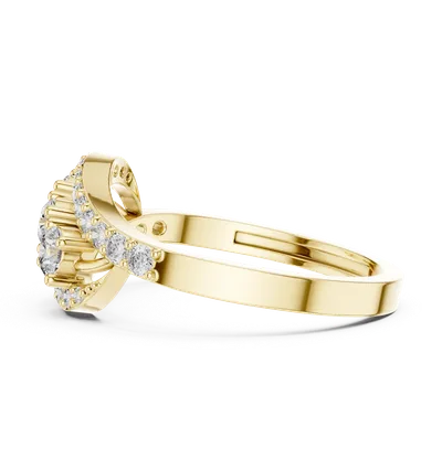 18K Gold Diamond Ring (ALR-165)