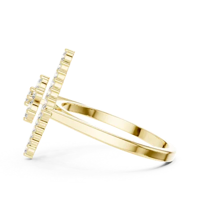 18K Gold Diamond Ring (ALR-177)