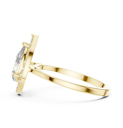 18K Gold Diamond Ring (ALR-226)