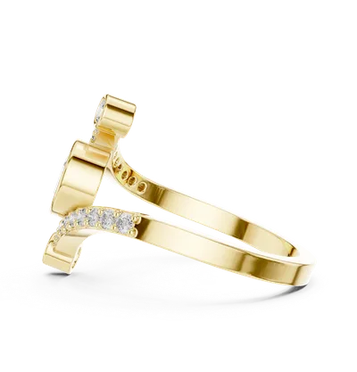 18K Gold Diamond Ring (ALR-276)