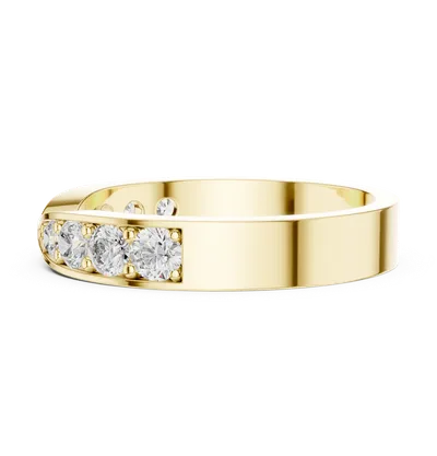 18K Gold Diamond Ring (AOMLR105131)
