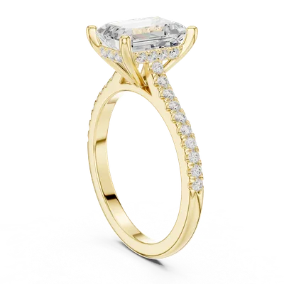 18K Gold Diamond Ring (DDLR-1000)