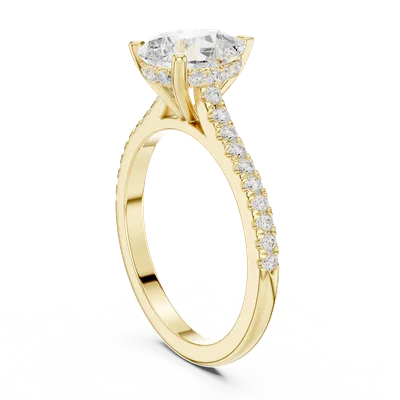 18K Gold Diamond Ring (DDLR-1001)