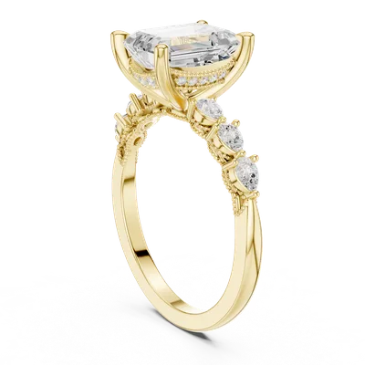18K Gold Diamond Ring (DDLR-1004)