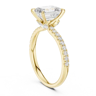 18K Gold Diamond Ring (DDLR-1011)