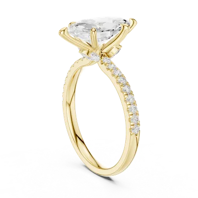 18K Gold Diamond Ring (DDLR-1012)