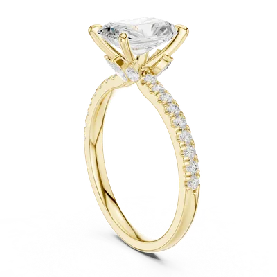 18K Gold Diamond Ring (DDLR-1015)