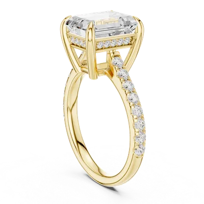18K Gold Diamond Ring (DDLR-1024)