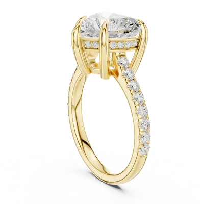 18K Gold Diamond Ring (DDLR-1025)