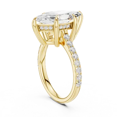 18K Gold Diamond Ring (DDLR-1026)