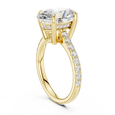 18K Gold Diamond Ring (DDLR-1027)