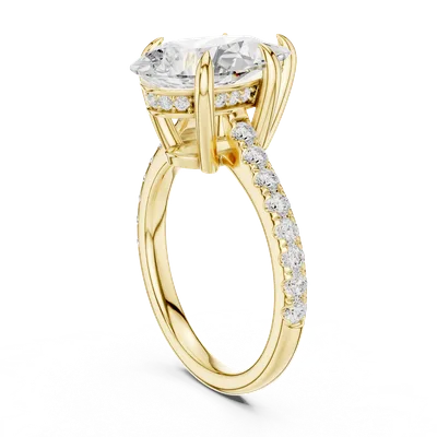 18K Gold Diamond Ring (DDLR-1028)