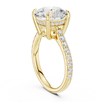18K Gold Diamond Ring (DDLR-1030)