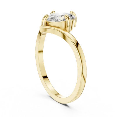18K Gold Diamond Ring (DDLR-1055)