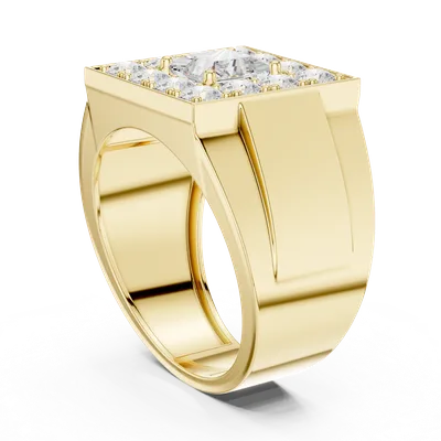 18K Gold Diamond Pavé Ring – 1.32 ct (DDLR-388)