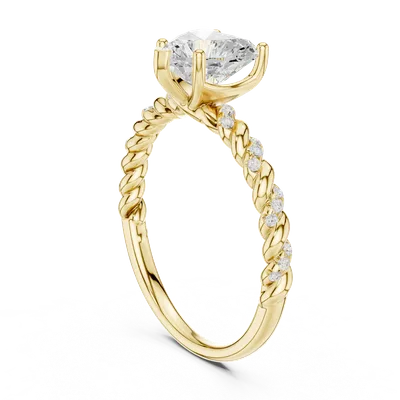 18K Gold Diamond Pavé Ring – 1.327 ct (DDLR-396)