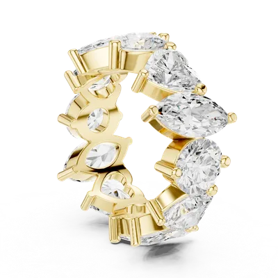 18K Gold Diamond Pavé Ring – 8.83 ct (DDLR-420)