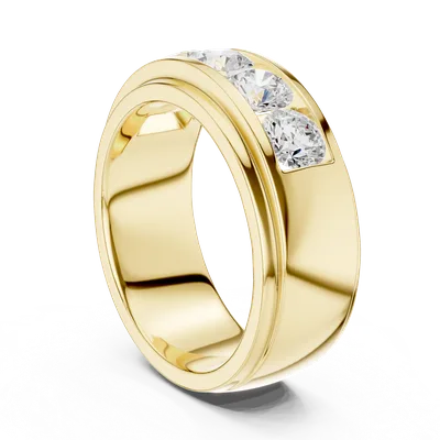 18K Gold Round Diamond Cluster Ring – 1.75 ct (DDLR-425)