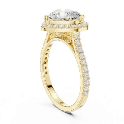 18K Gold Diamond Pavé Ring – 2.712 ct (DDLR-432)