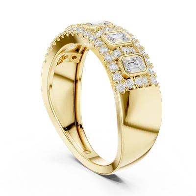 18K Gold Diamond Pavé Ring – 0.756 ct (DDLR-450)