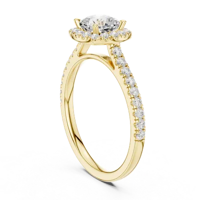 18K Gold Diamond Ring (DDLR-917)