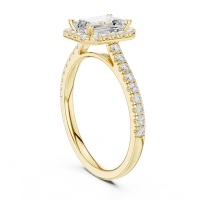 18K Gold Diamond Ring (DDLR-918)