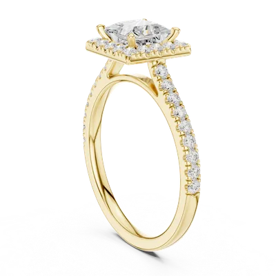 18K Gold Diamond Ring (DDLR-919)