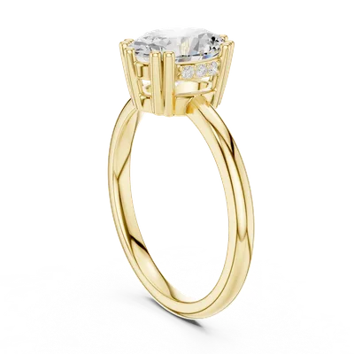 18K Gold Diamond Ring (DDLR-927)