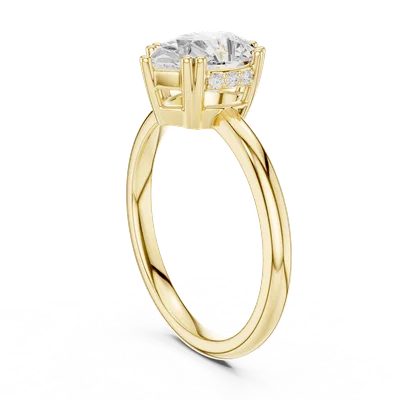 18K Gold Diamond Ring (DDLR-928)