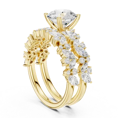 18K Gold Diamond Ring (DDLR-939)