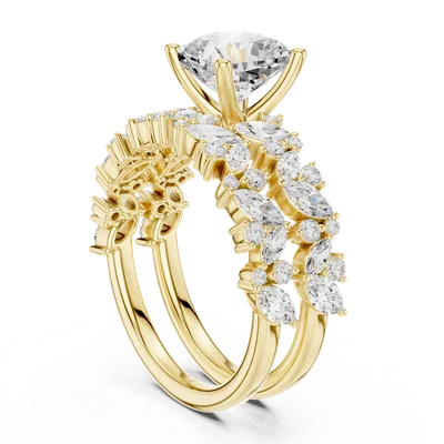 18K Gold Diamond Ring (DDLR-941)