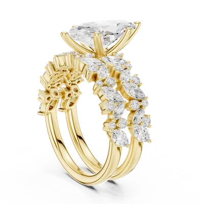 18K Gold Diamond Ring (DDLR-942)