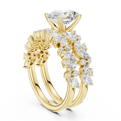 18K Gold Diamond Ring (DDLR-943)