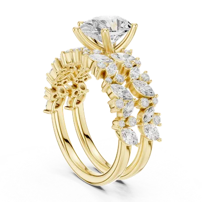 18K Gold Diamond Ring (DDLR-944)